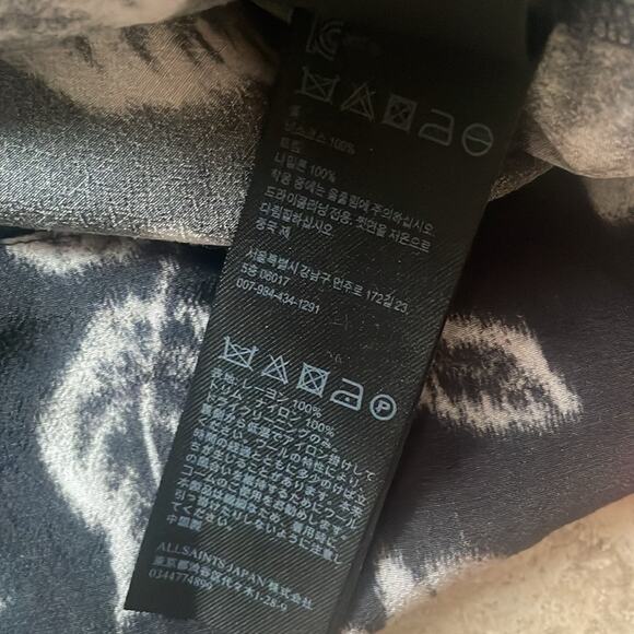 ALLSAINTS Aster Kasuri Floral Dress - Picture 16 of 16